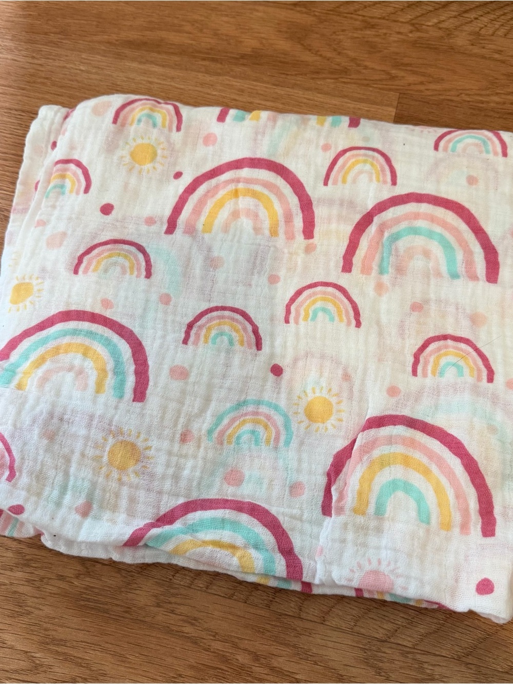 Parents Choice Rainbow Swaddle Blanket